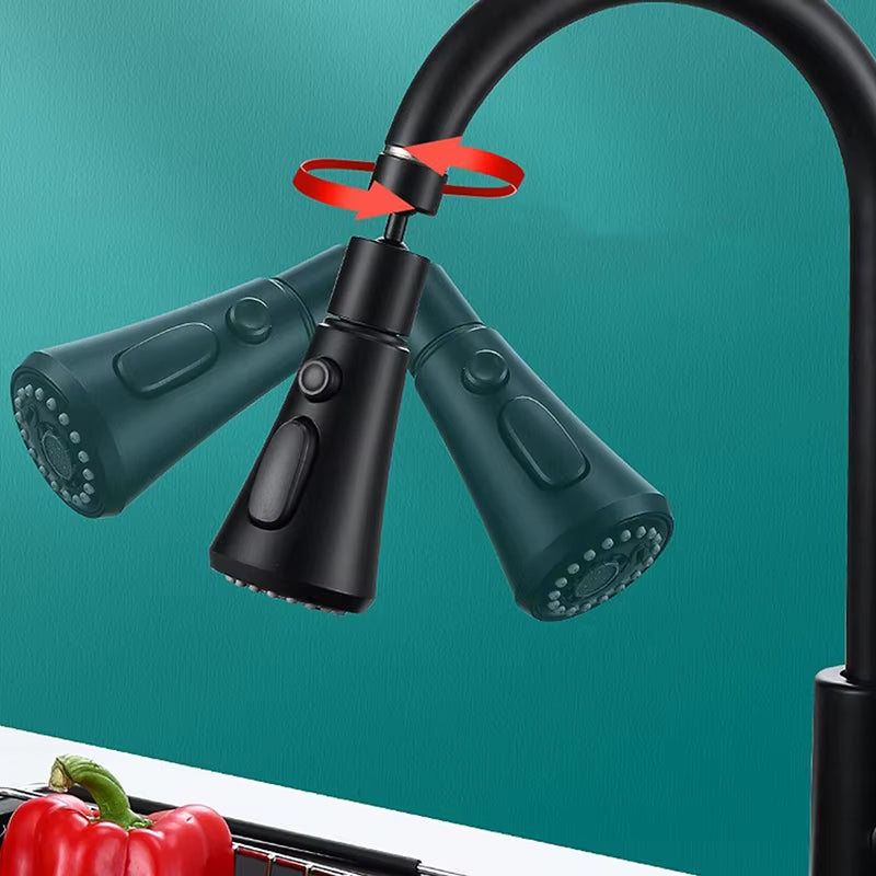 Universal 360° Rotate Kitchen Faucet Extender Aerator Plastic Splash Filter Kitchen Washbasin Faucet Bubbler Nozzle