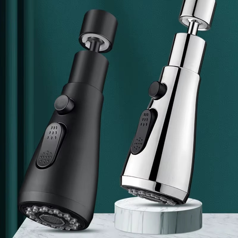 Universal 360° Rotate Kitchen Faucet Extender Aerator Plastic Splash Filter Kitchen Washbasin Faucet Bubbler Nozzle