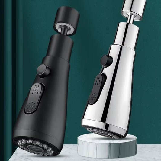 Universal 360° Rotate Kitchen Faucet Extender Aerator Plastic Splash Filter Kitchen Washbasin Faucet Bubbler Nozzle